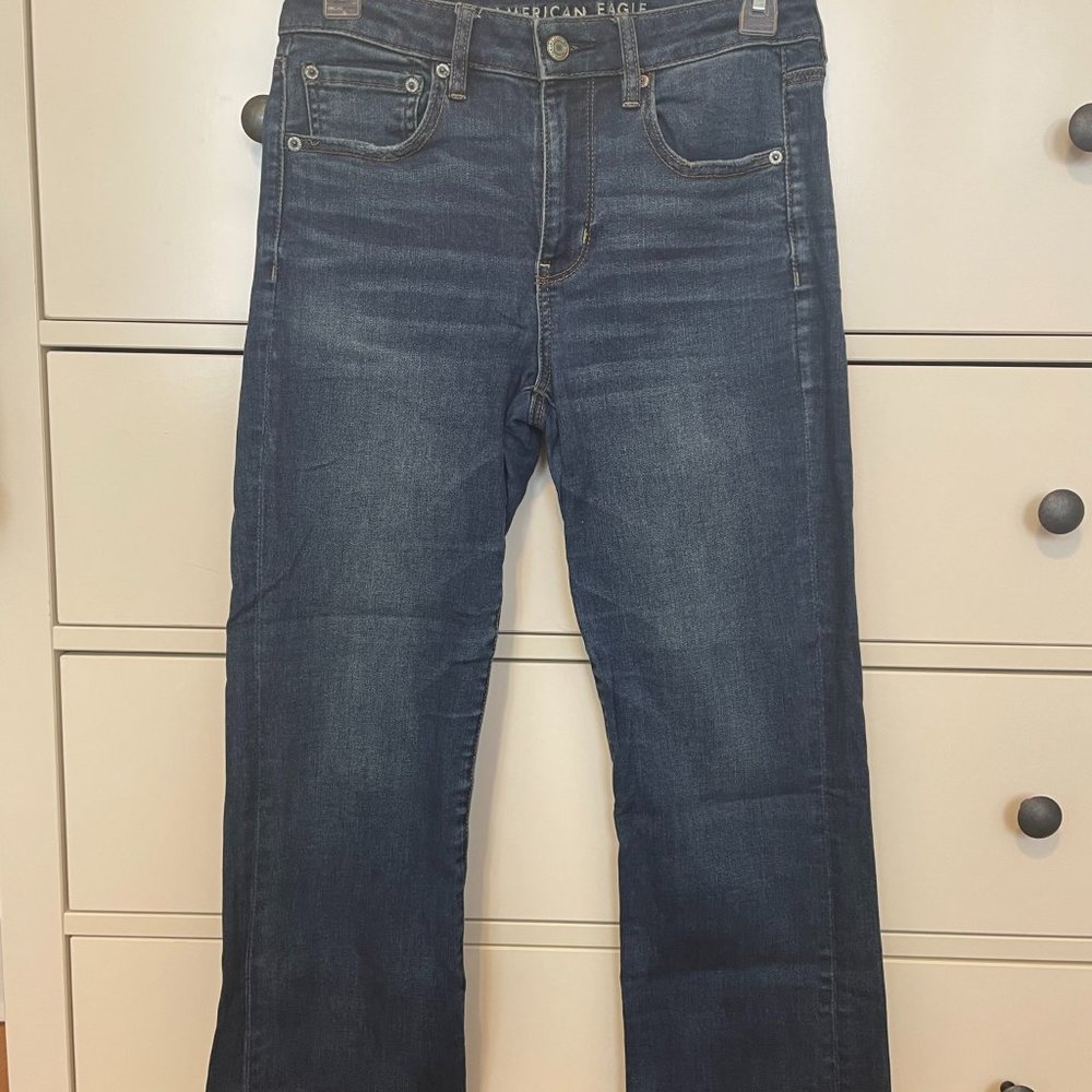 American Eagle Crop Flare Jeans